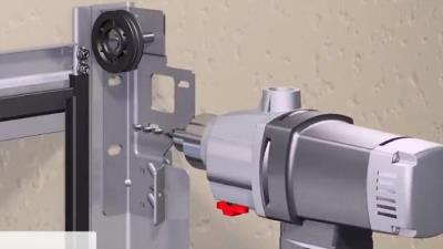 Монтаж_секционных_ворот_Standard